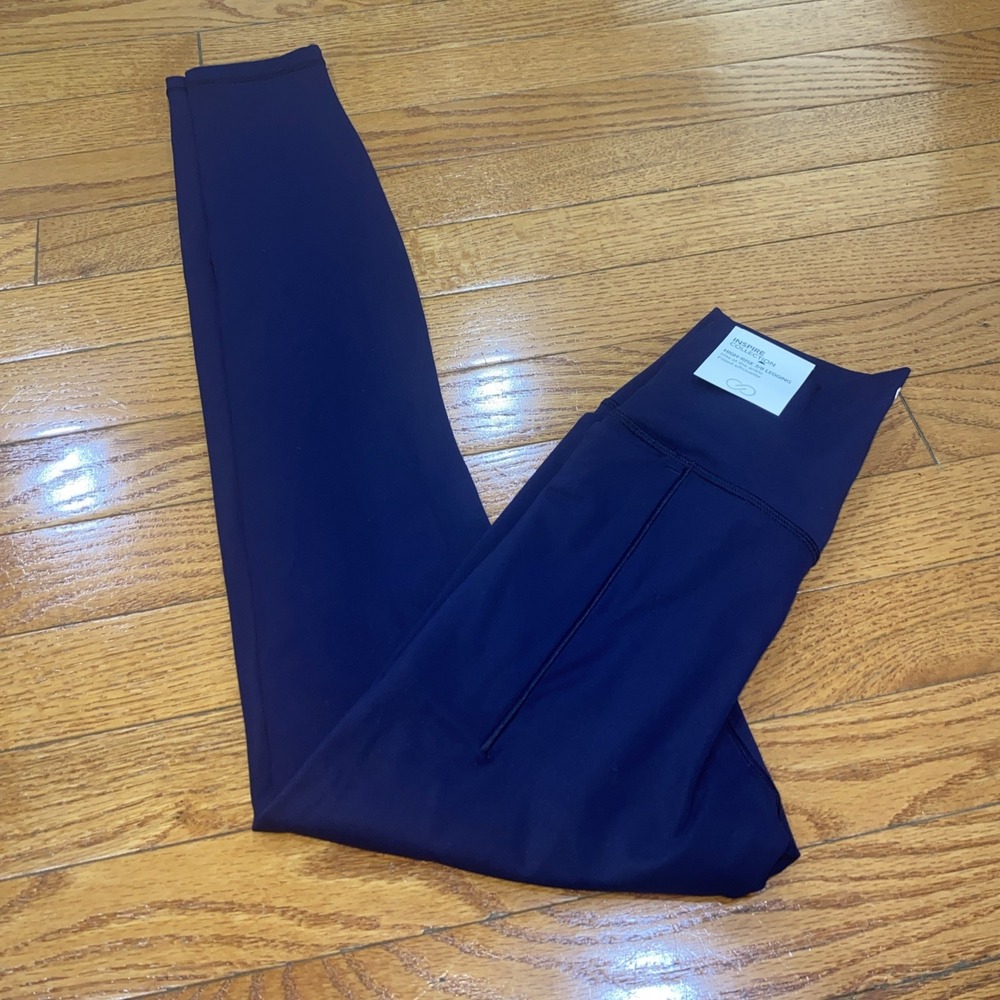 Calia By Carrie Underwood Inspire High Rise 7/8 Leggings Opulent Blue‎ XXS NWT